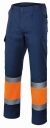 Naranja fluor - Azul marino
