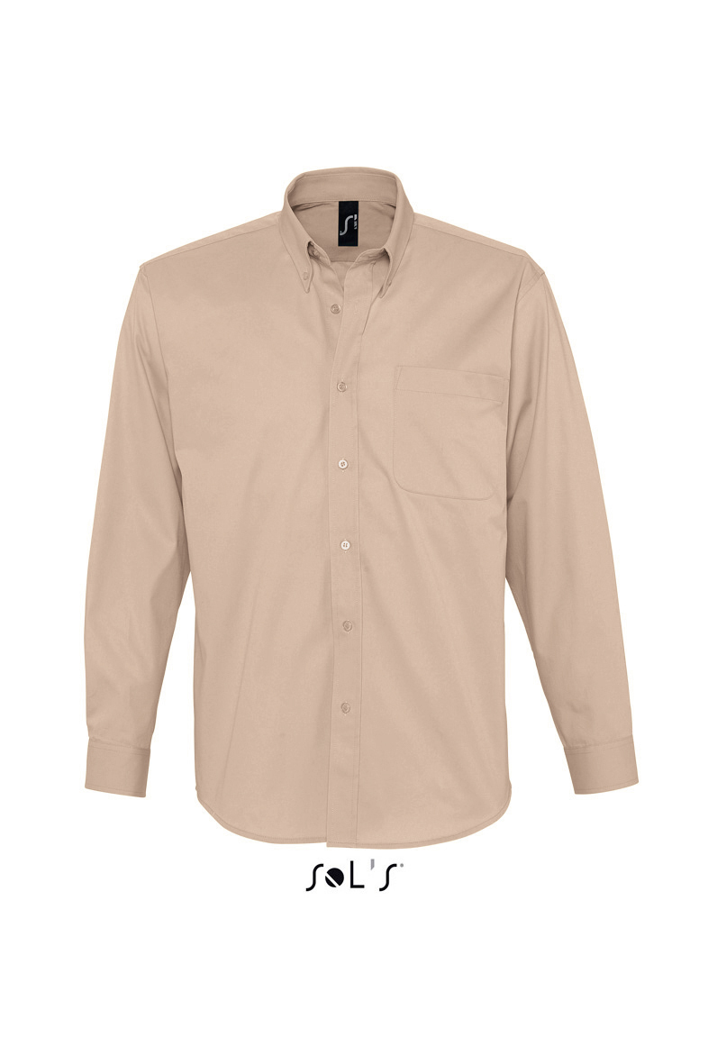 Camisa Bel - Air hombre manga SOL'S