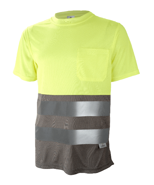 Groc fluor - Gris