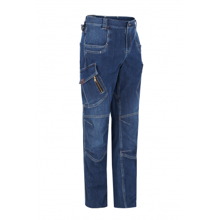 Pantalón multibolsillos strech Denim 1804