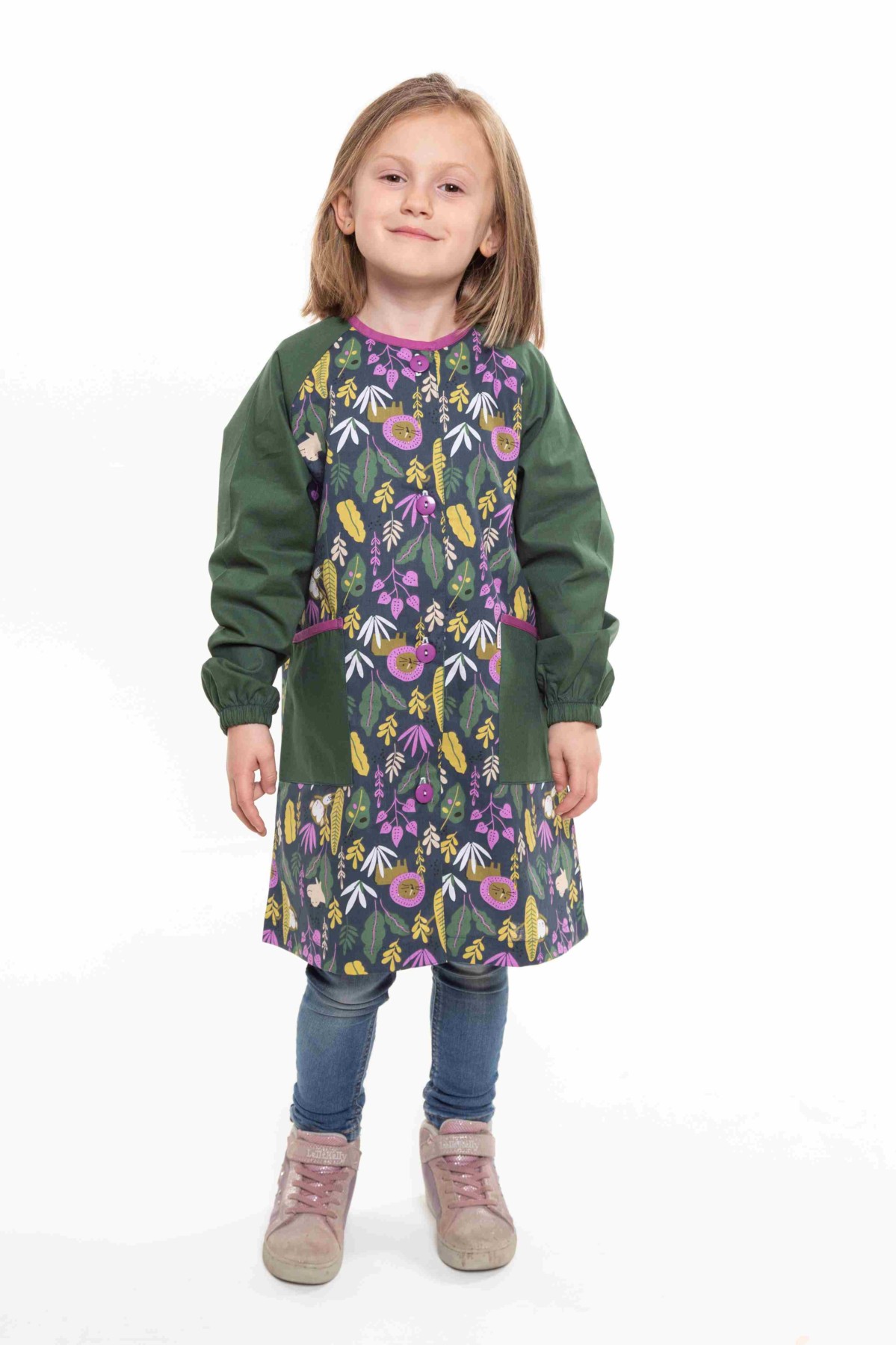 Baby botones estampado Monkey