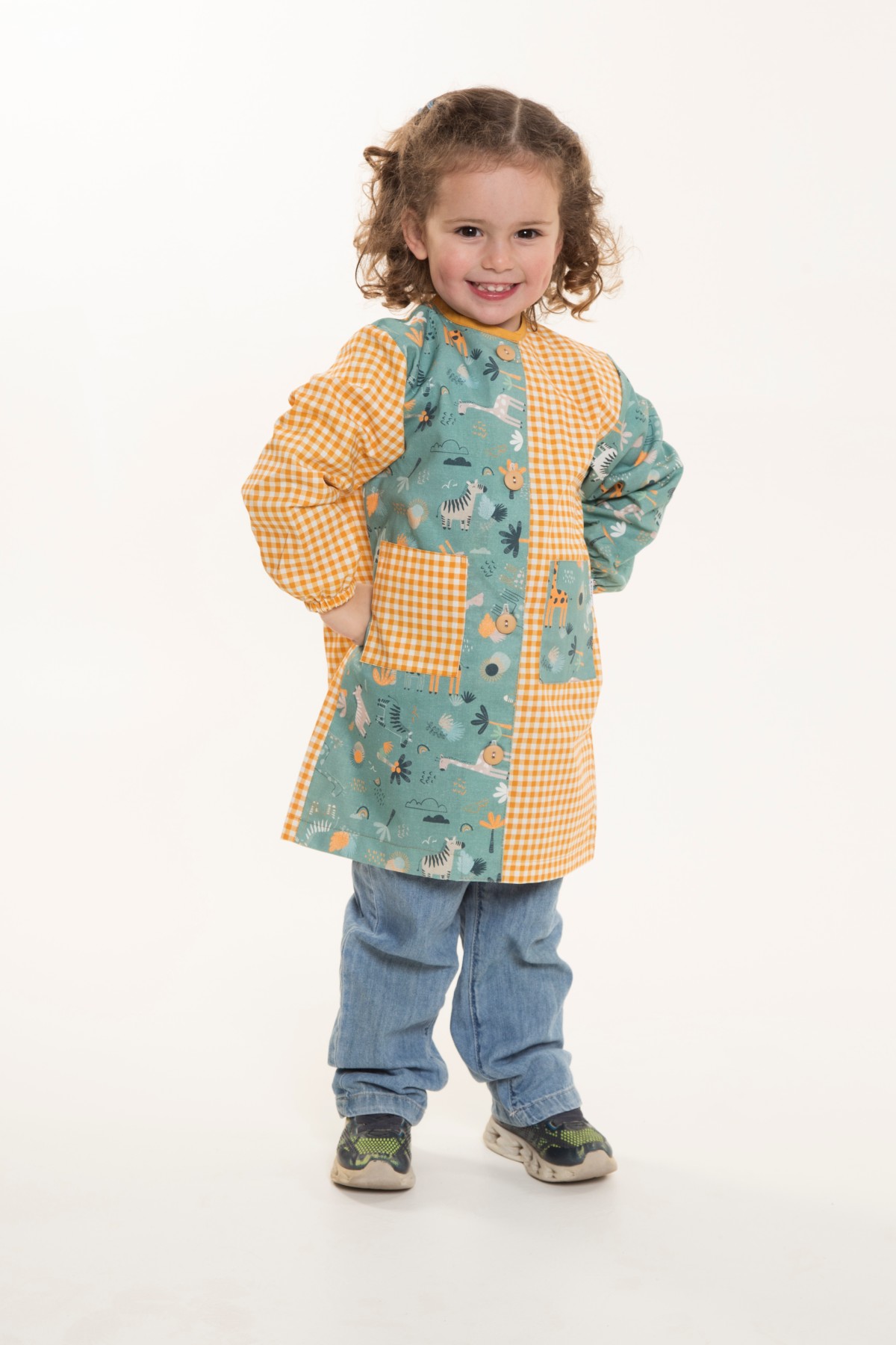 Baby botones estampado Jirafa 1