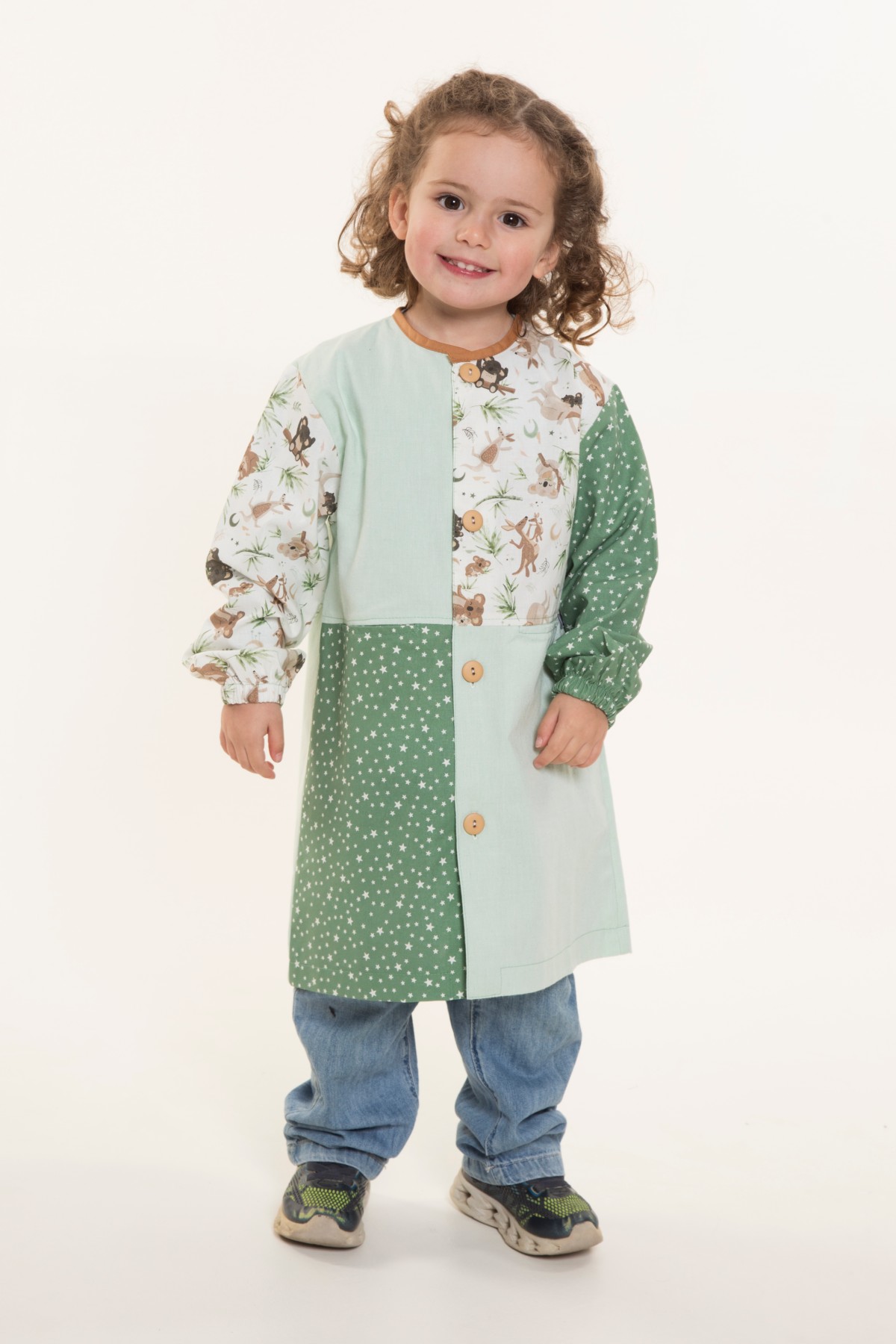 Bata botons estampat Cangur