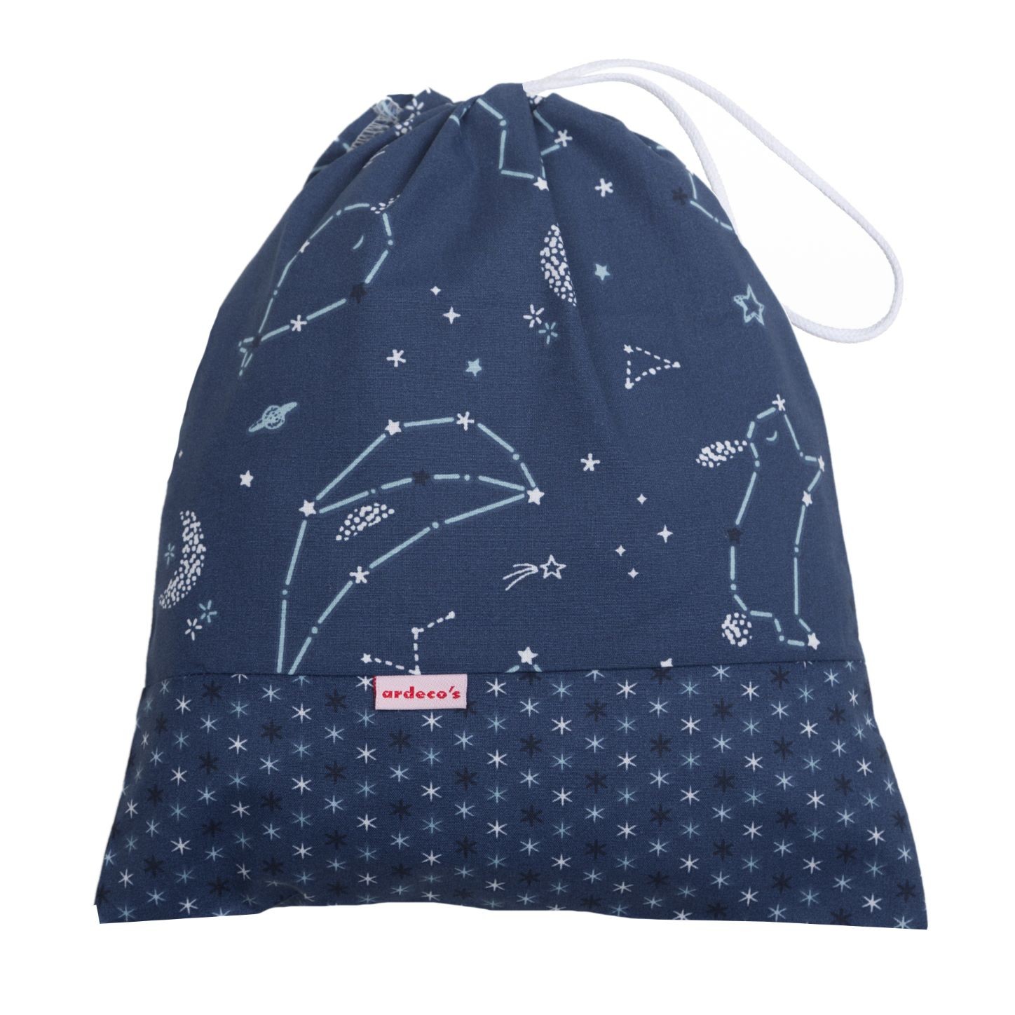 Bolsa merienda + plástico Estrellas