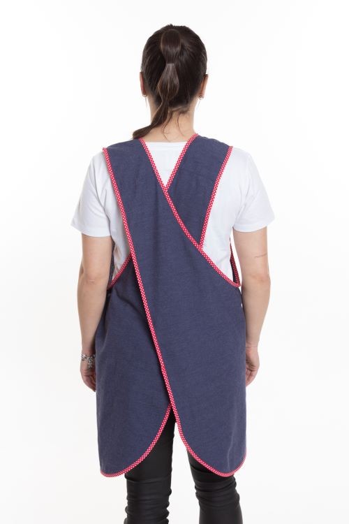 Casulla / Estola chambray y frutas 1