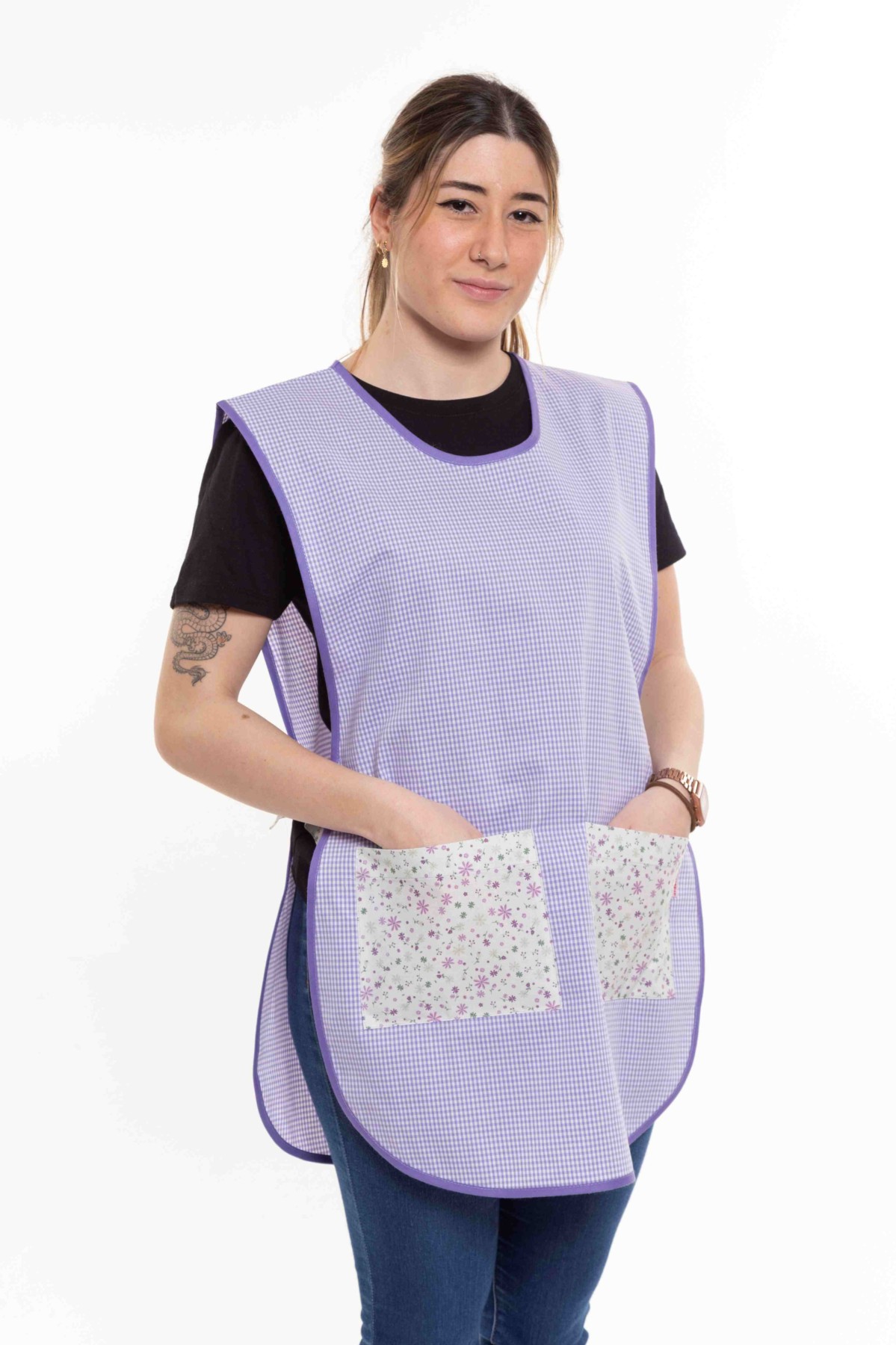 Casulla / Estola Flor lila