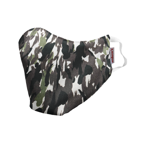 Mascarilla triple capa camuflaje