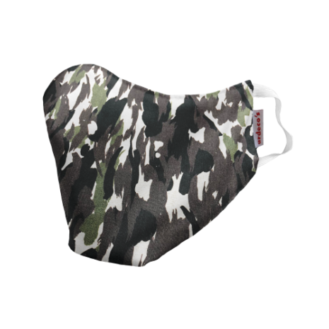 Mascarilla triple capa camuflaje