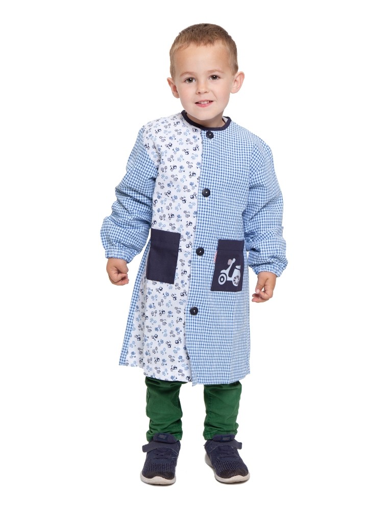 Baby botones estampado motos 1