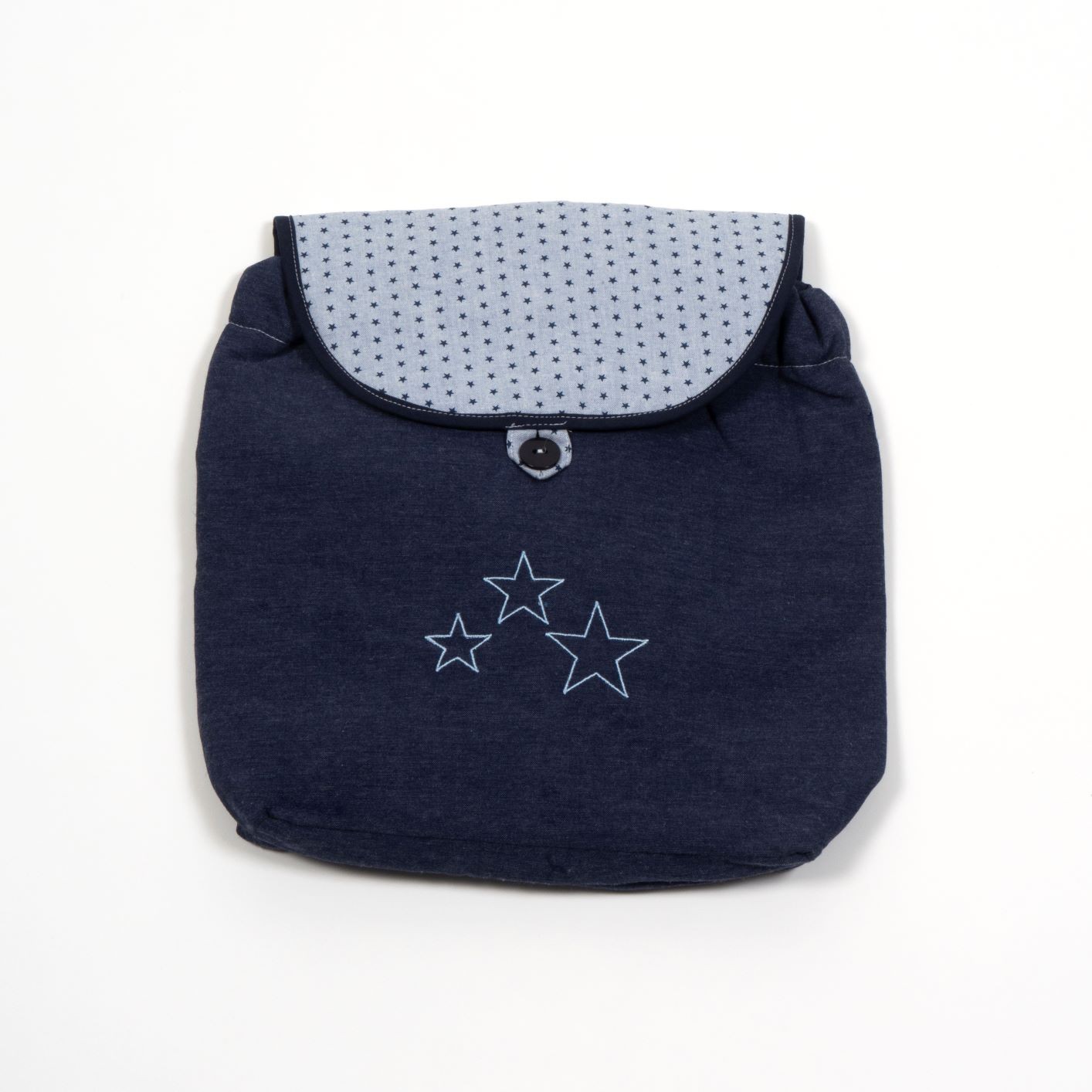 Mochila con asas estampado estrellas