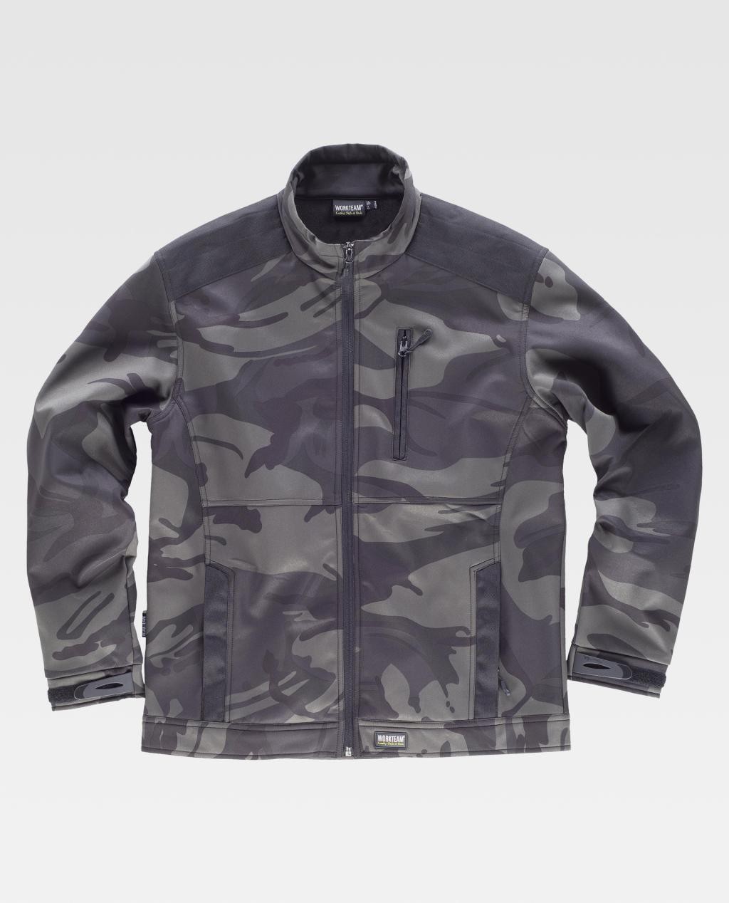 Chaqueta Workshell camuflaje