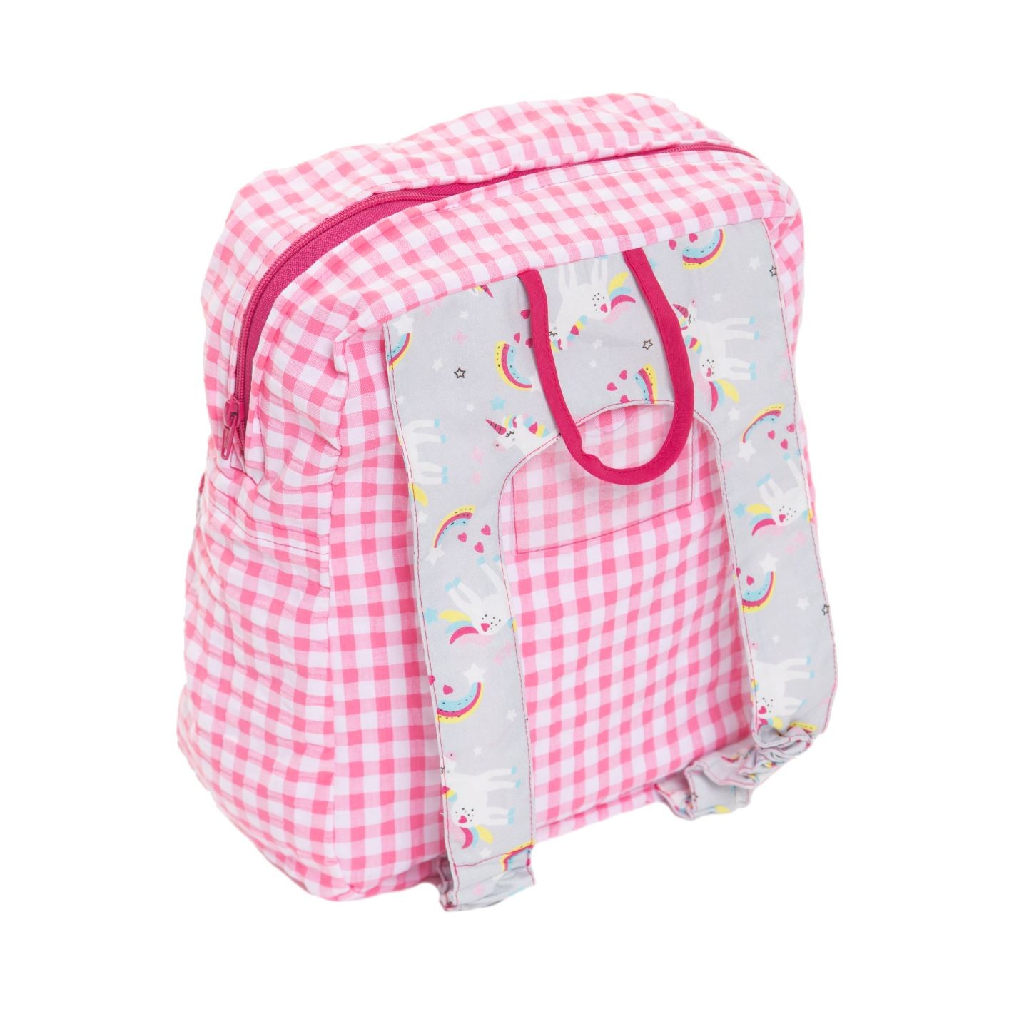 Mochila con cremallera estampado unicornios 2